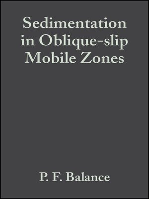 cover image of Sedimentation in Oblique-slip Mobile Zones